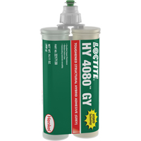 HY 4080 GY Structural Repair Hybrid Adhesive, Two-Part, Dual Cartridge, 400 g, Grey PB Rental Co. Ltd.