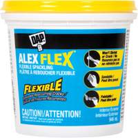 Pl&acirc;tre &agrave; reboucher flexible Alex Flex, 946 ml, Contenant en plastique PB Rental Co. Ltd.