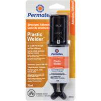 Colle &eacute;poxyde Plastic Welder, 25 ml, Seringue, Deux composants, Blanc cass&eacute; PB Rental Co. Ltd.