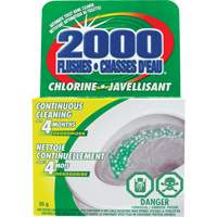 D&eacute;tergent pour cuvette de toilette 2000 Flushes avec agent de blanchiement, 35 g, Tampon PB Rental Co. Ltd.