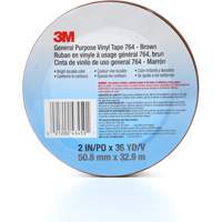 764 General-Purpose Vinyl Tape, 50.8 mm (2") W x 32.9 m (108') L, 5 mils, Brown PB Rental Co. Ltd.