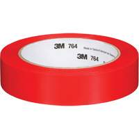 Ruban en vinyle pour travaux g&eacute;n&eacute;raux 764, 25,4 mm (1") la x 32,9 m (108') lo, 5 mils, Rouge PB Rental Co. Ltd.
