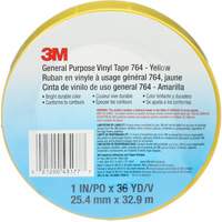 764 General-Purpose Vinyl Tape, 25.4 mm (1") W x 32.9 m (108') L, 5 mils, Yellow PB Rental Co. Ltd.