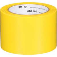 Ruban en vinyle pour travaux g&eacute;n&eacute;raux 764, 76 mm (3") la x 32,9 m (108') lo, 5 mils, Jaune PB Rental Co. Ltd.