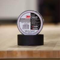 Rubans adh&eacute;sifs en vinyle 3903, 48 mm (2") la x 45 m (148') lo, 6,5 mils, Noir PB Rental Co. Ltd.