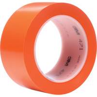 471 Vinyl Tape, 50.8 mm (2") W x 32.9 m (108') L, 5.2 mils, Orange PB Rental Co. Ltd.