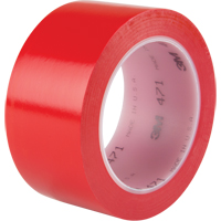 Ruban en vinyle 471, 50,8 mm (2") la x 32,9 m (108') lo, 5,3 mils, Rouge PB Rental Co. Ltd.