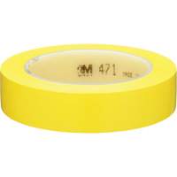 Ruban en vinyle 471, 25,4 mm (1") la x 32,9 m (108') lo, 5,2 mils, Jaune PB Rental Co. Ltd.