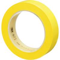 Ruban en vinyle 471, 25,4 mm (1") la x 32,9 m (108') lo, 5,3 mils, Jaune PB Rental Co. Ltd.
