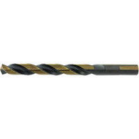 Foret de type Prentice M2 de premi&egrave;re qualit&eacute; noir et dor&eacute; Jet-Kut, 9/16", Acier rapide, Pointe de 135° PB Rental Co. Ltd.