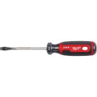 Tournevis &agrave; fente, Tige de 1/4", Ronde, 211 mm lo, Prise en Coussin&eacute;e PB Rental Co. Ltd.