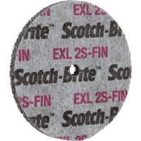 Meule homog&egrave;ne Scotch-Brite EXL, 3" x 1/2", Arbre de 1/4" PB Rental Co. Ltd.