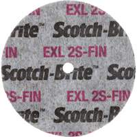 Meule homog&egrave;ne Scotch-Brite EXL, 3" x 1/2", Arbre de 1/4" PB Rental Co. Ltd.