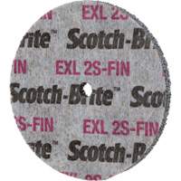 Meule homog&egrave;ne Scotch-Brite EXL, 3" x 1/2", Arbre de 1/4" PB Rental Co. Ltd.