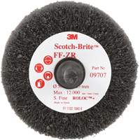 Brosse &agrave; lamelles pour la coupe et le polissage Scotch-Brite, Oxyde d'aluminium, Grain Fin, 2" x 1" x 1/4" PB Rental Co. Ltd.