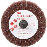 Disque combin&eacute; Scotch-Brite, 2-1/2" dia., Grain 120, Oxyde d'aluminium PB Rental Co. Ltd.