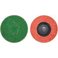 Disque de toile &agrave; changement rapide Zirc Plus, 2" dia., Grain 40, Alumine de zirconium PB Rental Co. Ltd.