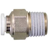 Connecteur filet&eacute; droit, 1/4", Laiton, Filetage NPT PB Rental Co. Ltd.