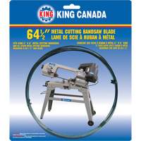 Bandsaw Metal Blade, Carbon Steel, 64-1/2" L x 1/2" W x 0.025" Thick, 10 TPI PB Rental Co. Ltd.