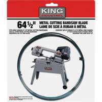Bandsaw Metal Blade, Carbon Steel, 64-1/2" L x 1/2" W x 0.025" Thick, 24 TPI PB Rental Co. Ltd.