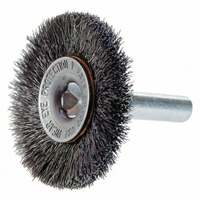 Brosses rotatives &agrave; fils cr&ecirc;p&eacute;s a/arbre 1/4", 3" dia., Fils 0,014", Arbre 1/4" PB Rental Co. Ltd.