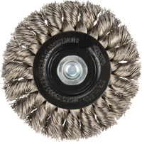 Knot Wire Wheel Brushes - Standard Twist Knot with 1/4" shank, 3" Dia., 0.014" Fill, Stainless Steel PB Rental Co. Ltd.