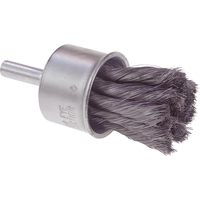Knot Wire End Brush, 1" Dia., 0.014 Wire Dia., 1/4" Shank PB Rental Co. Ltd.