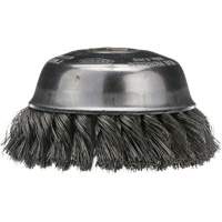 Knotted Cup Brush, 4" Dia. x 5/8"-11 Arbor PB Rental Co. Ltd.