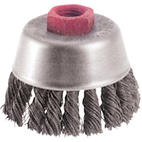 Brosses-boisseau &agrave; fils nou&eacute;s - Petites rectifieuses &agrave; grande vitesse, 2-3/4" dia. x M10x1,25 arbre PB Rental Co. Ltd.