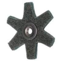 Disque abrasif en forme d'&eacute;toile pour pr&eacute;paration de surface Abrasotex , 2" dia., Grain Tr&egrave;s fin, Oxyde d'aluminium PB Rental Co. Ltd.