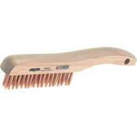 Shoe Handle Scratch Brush, Steel, 4" X 16" Wire Rows, 10" Long PB Rental Co. Ltd.