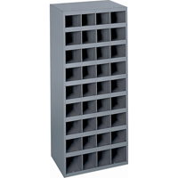 Steel Storage Bin Cabinet, 17-7/8" W x 12" D x 42" H, Grey PB Rental Co. Ltd.