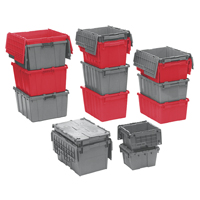 Contenants de distribution Flipak en plastique poly&eacute;thyl&egrave;ne (PE), 19,7" x 11,8" x 7,3", Bleu PB Rental Co. Ltd.