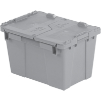 Contenants de distribution Flipak en plastique poly&eacute;thyl&egrave;ne (PE), 15,2" x 10,9" x 9,7", Gris PB Rental Co. Ltd.