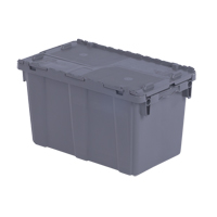 Contenants de distribution Flipak en plastique poly&eacute;thyl&egrave;ne (PE), 22,3" x 13" x 12,8", Gris PB Rental Co. Ltd.