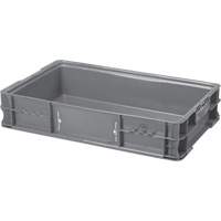 Syst&egrave;me de contenants d'exp&eacute;dition 4845 de StakPak Plus, 15" la x 24" p x 5" h, Gris PB Rental Co. Ltd.