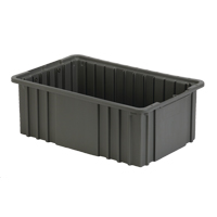 Divider Box, Polyethylene, 15.5" W x 9.9" D x 6" H, Grey PB Rental Co. Ltd.