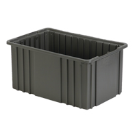 Divider Box, Polyethylene, 15.5" W x 9.9" D x 8" H, Grey PB Rental Co. Ltd.