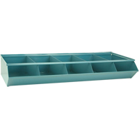 Sectional Bin Units, 100 lbs. Cap., 37" W x 15-1/2" D x 6" H, Blue PB Rental Co. Ltd.