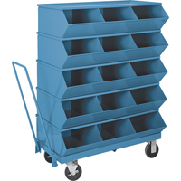 Bacs sectionnels superposables Stackbin - Chariots PB Rental Co. Ltd.