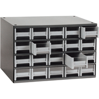 Casiers modulaires pour pi&egrave;ces, Acier, 20 tiroirs, 17" x 10-9/16" x 2-1/16", Gris PB Rental Co. Ltd.