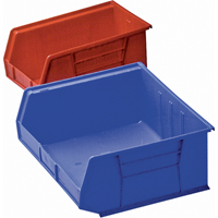 Bac en plastique, 8-1/4" la, 9" h x 18" p, Bleu PB Rental Co. Ltd.
