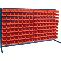 Rayonnage &agrave; persienne avec bacs, 144 bacs, 72" la x 15" p x 40" h PB Rental Co. Ltd.