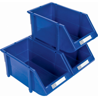 Bac empilable & &agrave; suspendre, 4-13/16" la, 3-3/16" h x 7-1/8" p, Bleu PB Rental Co. Ltd.