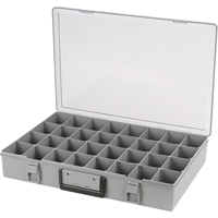 Compartment Case, Plastic, 32 Slots, 18-1/2" W x 13" D x 3" H, Grey PB Rental Co. Ltd.