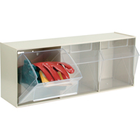 Tip-Out Bins Modular Storage System, 23-5/8" W x 7-3/4" D x 9 1/2" H, 3 Drawers PB Rental Co. Ltd.