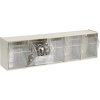 Tip-Out Bins Modular Storage System, 23-5/8" W x 5-1/4" D x 6-1/2" H, 5 Drawers PB Rental Co. Ltd.