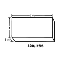 K-Resin Compartment Box, Plastic, 4" W x 8" D x 1-3/16" H, Transparent PB Rental Co. Ltd.