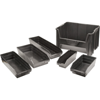 Recycled Shelf Bins, 4-1/8" W x 11-5/8" D x 4" H, 30 lbs. Capacity PB Rental Co. Ltd.