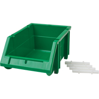 Bac empilable & &agrave; suspendre, 4-13/16" la, 3-3/16" h x 7-1/8" p, Vert PB Rental Co. Ltd.
